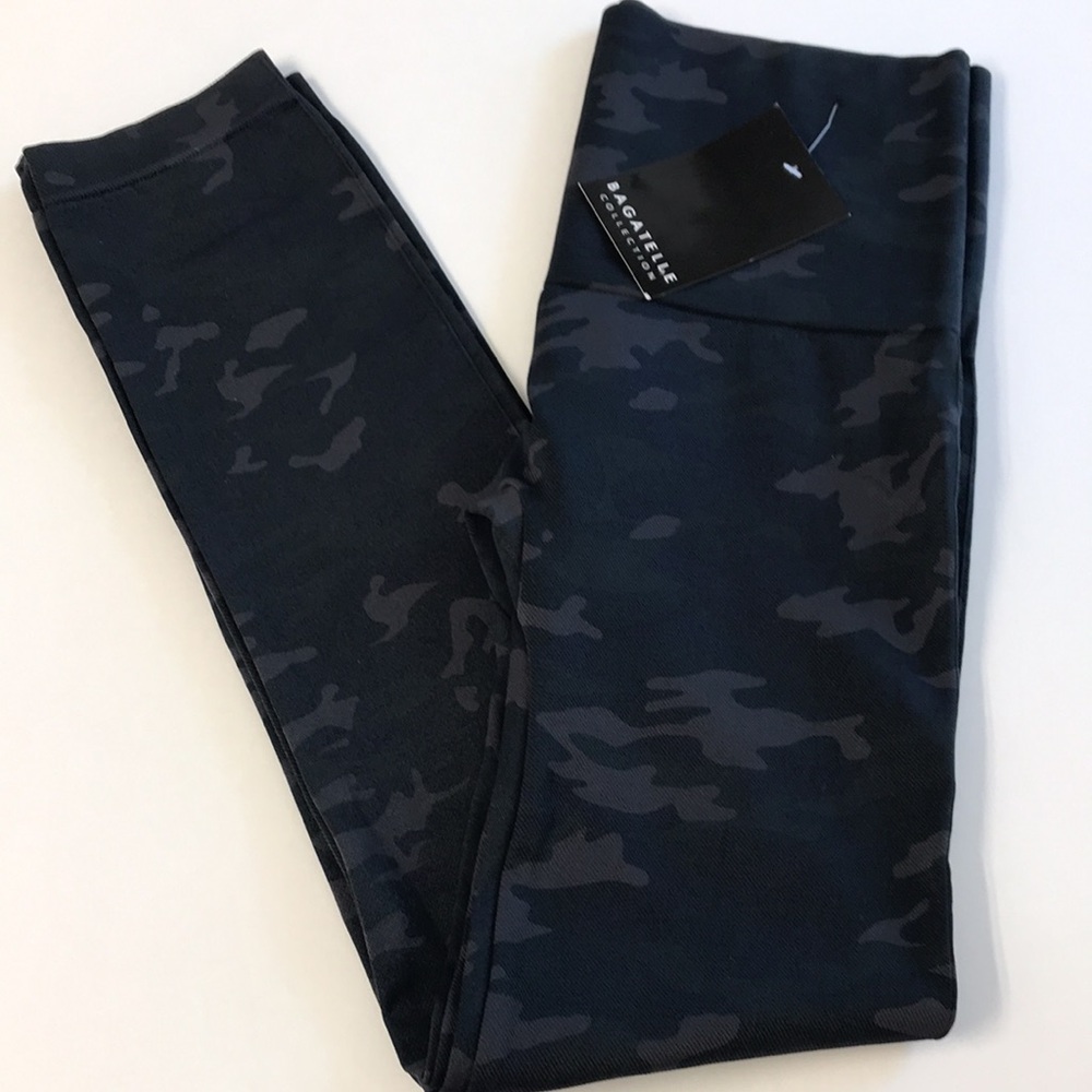 Bagatelle Leggings Green Camo Leggings High Rise Booty Lifting Women's Medium